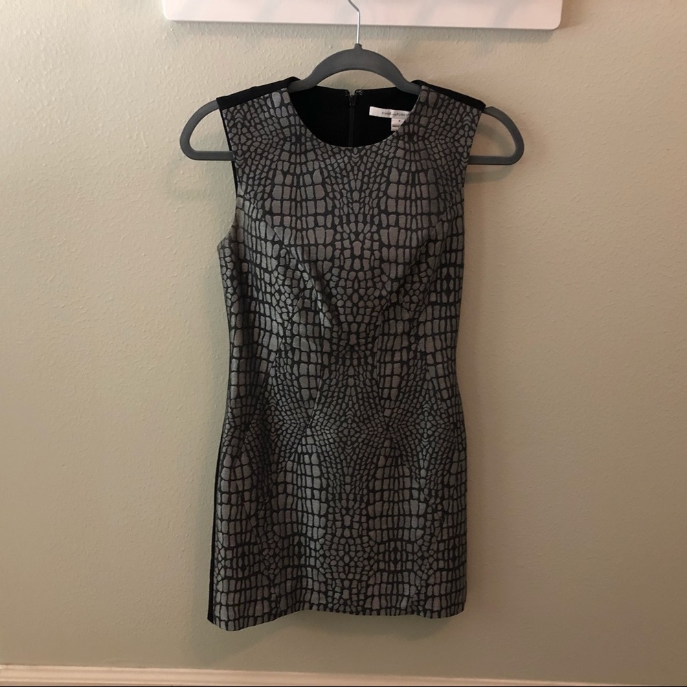 Snake skin mini dress